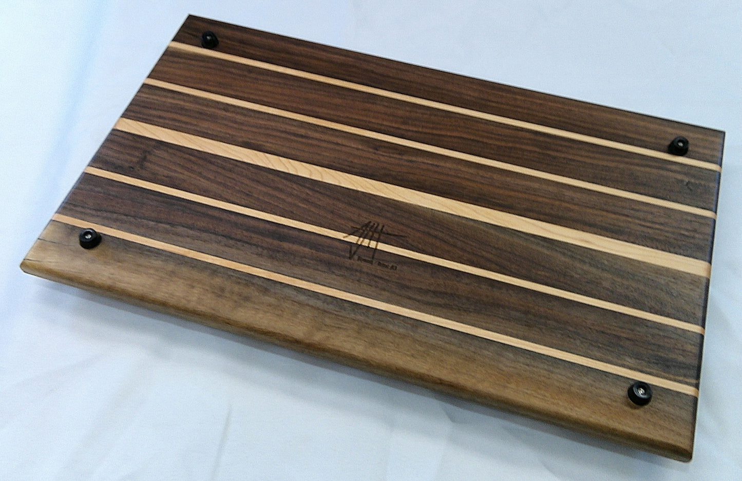 Walnut & Maple Stripe