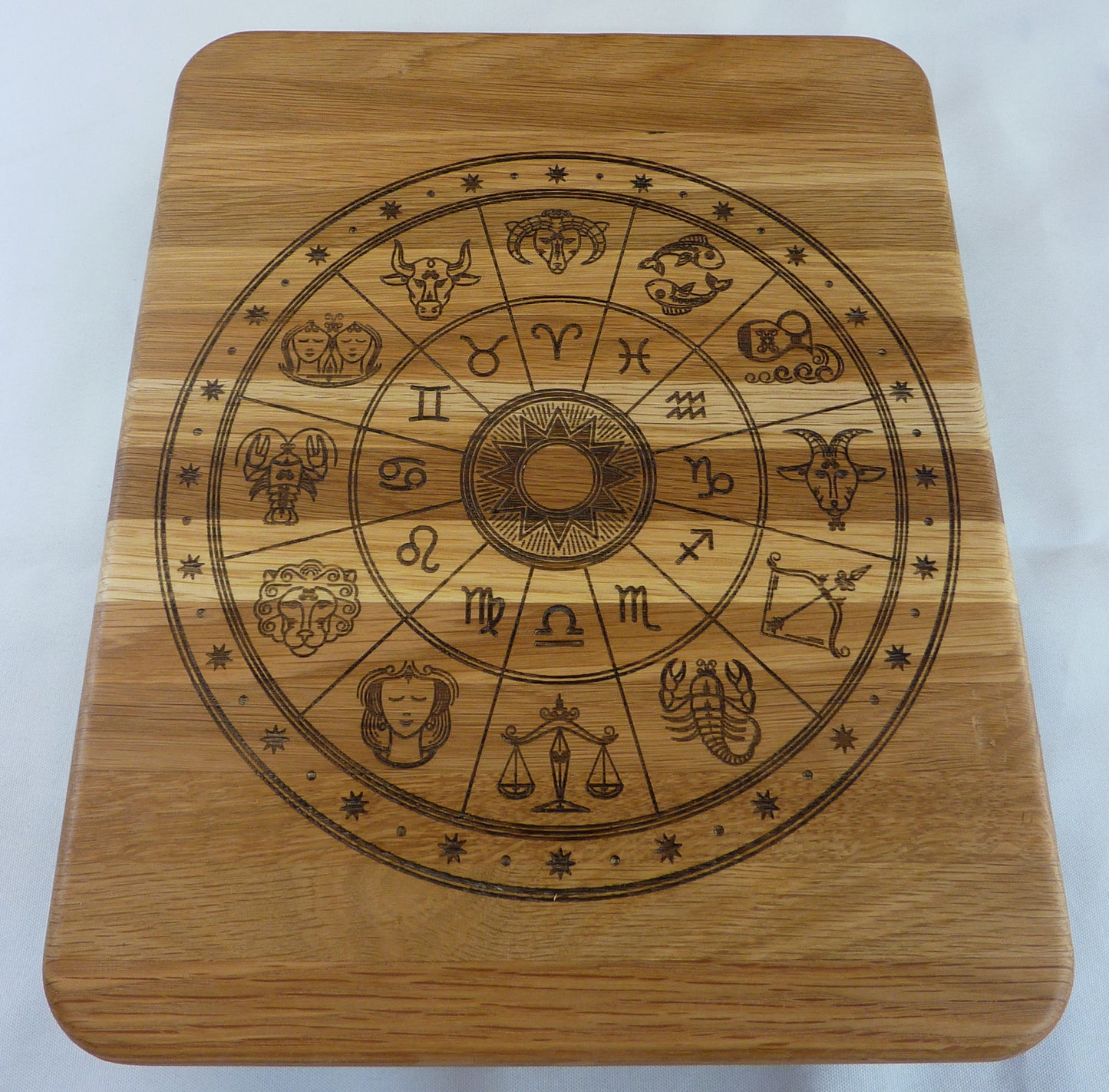 Serving Board - Engraved - White Oak