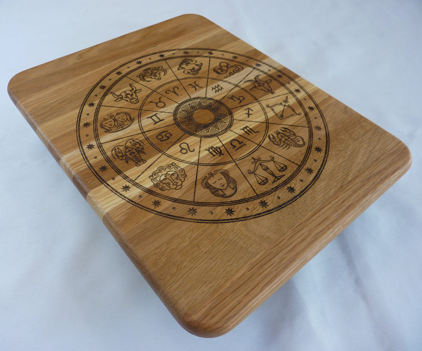 Serving Board - Engraved - White Oak