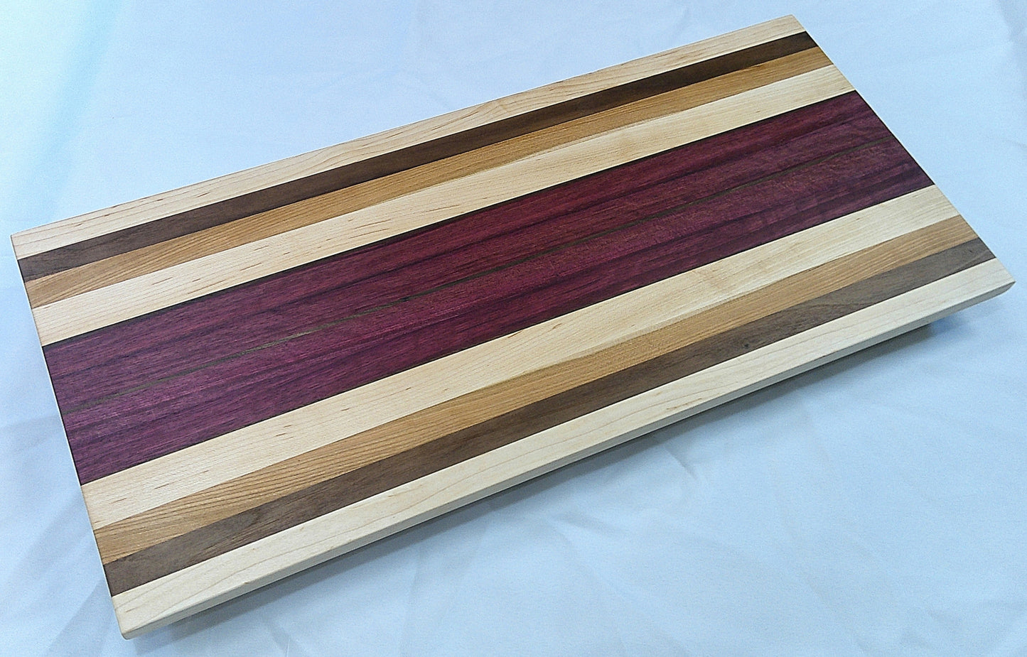Purple Heart, Walnut & Maple