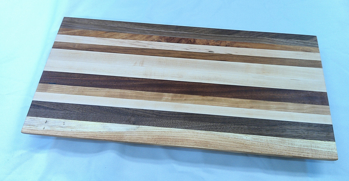 Striped board - multiple woods